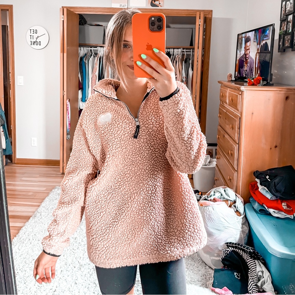 Ivory Ella Sherpa jacket!!